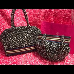 Vera Bradley Messenger/Laptop Bag and Purse